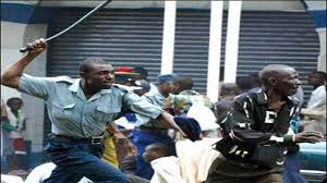 Zimbabwean Police assaulting members of the public (File Photo)
